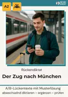 Vorschau - Arbeitsblätter - Rückendiktat Der Zug nach München, A1/A2 - Deckblatt