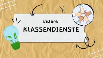 Vorschau - Poster - Klassendienste - Seite 1