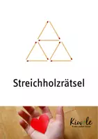 Vorschau - Arbeitsblätter - Streichholzrätsel – Knifflige Rätsel mit Streichhölzern - Deckblatt
