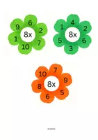 Vorschau - Bildkarten - 1x1 Blumen x8 - Seite 1