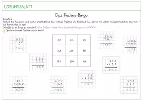Vorschau - Arbeitsblätter - Rechenbingo (winterliche & normale Version) - Seite 3