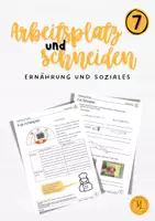 Vorschau - Arbeitsblätter - Arbeitsblätter Arbeitsplatz und Schneiden - Deckblatt