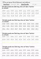 Vorschau - Arbeitsblätter - 10-Finger TASTSCHREIBEN - Informatik / WiK - 13 ABs zur Einführung aller Buchstaben - Seite 2