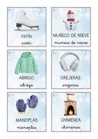 Vista previa - Juegos / Gamificación - Ruleta y bingo letra ligada (invierno) - página 2