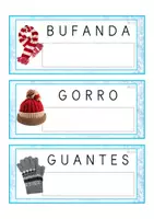 Vista previa - Tarjetas / Manipulativos - Lecto-escritura MAYÚSCULA (invierno) - Portada