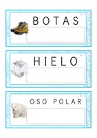 Vista previa - Tarjetas / Manipulativos - Lecto-escritura MAYÚSCULA (invierno) - página 2