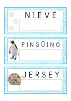 Vista previa - Tarjetas / Manipulativos - Lecto-escritura MAYÚSCULA (invierno) - página 3