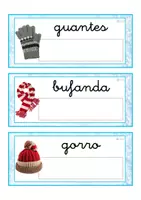 Vista previa - Tarjetas / Manipulativos - Lecto-escritura minúscula ligada (invierno) - Portada