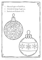 Vorschau - Mal- und Bastelvorlagen - Fensterdeko Weihnachten Kugeln Öltrick Kunst Fensterbilder - Seite 3