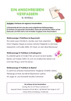 Vorschau - Arbeitsblätter - Anschreiben üben (mit Checkliste) - Seite 2