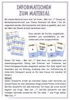 Vorschau - Spiele - Potenzen mit Quadratzahlen (Basis 1 bis 20) - Ich habe .. Wer hat ...? Spiel Mathe - Seite 1