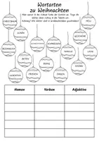 Vorschau - Arbeitsblätter - Wortarten üben - Arbeitsblätter zu Halloween, Weihnachten, Winter, Fasching, Frühling und Ostern - Seite 3