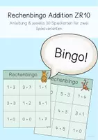 Vorschau - Spiele - Bingo - Rechenbingo ZR10 Addition - Deckblatt