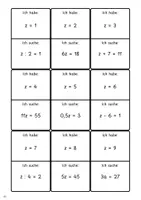 Vorschau - Arbeitsblätter - Warm Ups & Spiele Mathematik - Einfache Gleichungen lösen - Seite 3