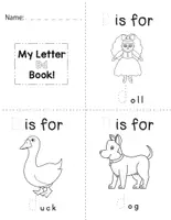 anteprima - Esercizi - Sound Phonics Alphabet Mini Books | Lettere e Figure A–Z - Pagina 3