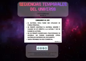 Vista previa - Tarjetas / Manipulativos - Secuencia temporal Universo - página 1
