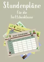 Vorschau - Mal- und Bastelvorlagen - Wachsendes Sorglospaket | Die Frettchenklasse | Cliparts / Tagestransparenz / Classroom Management / ... - Seite 1
