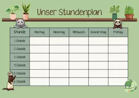 Vorschau - Mal- und Bastelvorlagen - Wachsendes Sorglospaket | Die Frettchenklasse | Cliparts / Tagestransparenz / Classroom Management / ... - Seite 3