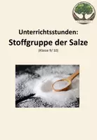 Vorschau - Arbeitsblätter - Unterrichtsstunden: Stoffgruppe der Salze - Deckblatt