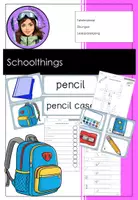 Vorschau - Arbeitsblätter - Schoolthings - Schulmaterial im Englischunterricht - Deckblatt