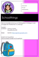 Vorschau - Arbeitsblätter - Schoolthings - Schulmaterial im Englischunterricht - Seite 1