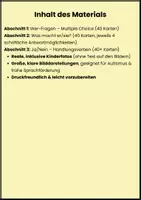 Vorschau - Fördermaterial/Inklusion - Wer-Fragen & Aktionsverben | Autismus - Seite 3