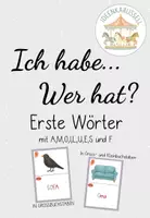 Vorschau - Spiele - Erste Wörter mit A,M,O,I,L,U,E,S und F - Ich habe, wer hat? - Deckblatt