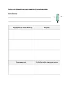Vorschau - Klassenarbeiten - Klassenarbeit Argumentation, Klasse 6 - Seite 1