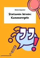 Vorschau - Arbeitsblätter - Kommaregeln für jede Jahrgangsstufe - Deckblatt