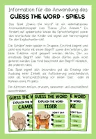 Vorschau - Spiele - ZOO ANIMALS - Guess the word - Seite 1