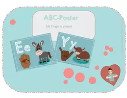 Vorschau - Fördermaterial/Inklusion - Materialpaket - Fingeralphabet - Seite 1
