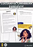 Vorschau - Arbeitsblätter - Colourful Caribbean - Barbados (Blue Line 5/Red Line 5) - Deckblatt