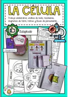 Vista previa - Unidades / Secuencias / Situaciones de Aprendizaje - La célula + Adaptado + Formulario + Control - Portada