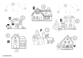 Vorschau - Arbeitsblätter - LesespurNikolaus - Seite 1