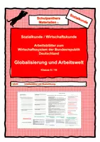 Vorschau - Arbeitsblätter - Globalisierung - Arbeitsblätter zur Wirtschaft - Deckblatt