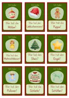 Vorschau - Spiele - Lesespiel Weihnachten - Ich habe - Wer hat? - 2 Versionen - Seite 2