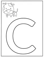 anteprima - Esercizi - ABC Coloring Book | Lettere Grandi A–Z - Pagina 3