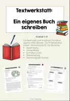 Vorschau - Stationenlernen - Textwerkstatt: Ein (eigenes) Buch schreiben - Deckblatt