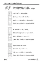 Vorschau - Arbeitsblätter - Leise rieselt der Schnee - Liedblatt - dreifach differenziert (textlos, Silbenschrift, normaler Text) - Seite 3