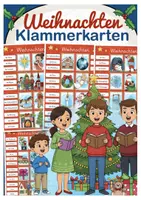 Aperçu - Jeux - cartes à pince Noël | activité ludique pour l’allemand Deutsch Weihnachten - Page de couverture