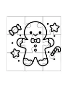 Vorschau - Arbeitsblätter - Puzzle Weihnachten zum Ausmalen Klasse 4-5 Vertretung - Seite 2