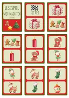 Vorschau - Spiele - Lesespiel Weihnachten - Klasse 1 - 2 Versionen - Seite 1