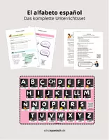 Vorschau - Spiele - El alfabeto español - Die komplette Unterrichtseinheit mit digitalen Extras - Deckblatt