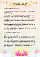 Vorschau - Arbeitsblätter - Ist Buddha ein Gott? - Seite 1