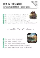Vorschau - Arbeitsblätter - Rom – Wohnen im alten Rom - Seite 1