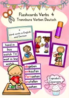 anteprima - Flashcard - Englisch/Deutsch/DaZ - Verbs 4 (trennbare Verben) - Bildkarten/Flashcards - Pagina di copertina