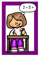 anteprima - Flashcard - Englisch/Deutsch/DaZ - verbs at school - Verben in der Schule - Bildkarten/Flashcards - Pagina 2