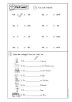 anteprima - Esercizi - DaZ / Deutsch - Arbeitsblätter Verb "sein" - Förderunterricht (Esercizi sul verbo "essere") - Pagina 3