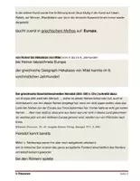 Vorschau - Arbeitsblätter - Europa: Entstehung des Begriffs - seine Identität - Seite 1