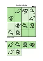 Vorschau - Arbeitsblätter - Materialpaket: Sudoku 4x4 "Rund ums Jahr!" - Logisches Denken fördern! - Seite 3